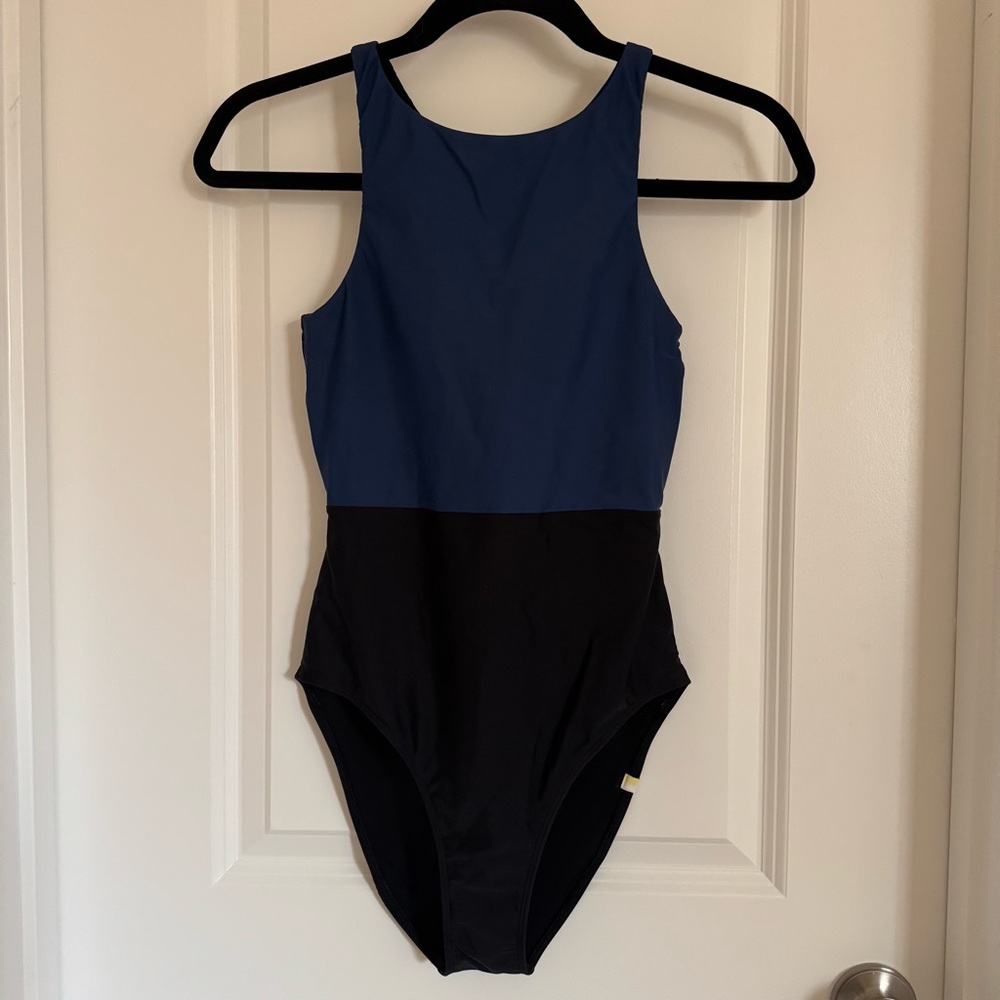 Summersalt Blue and Black One Piece Swimsuit, 2